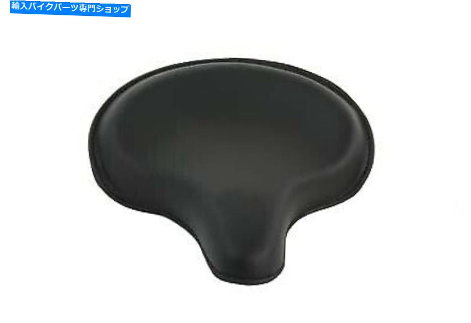 シート スカートのないレプリカブラックレザーデラックスソロシート、ハーレーダビッドソンモット... Replica Black Leather Deluxe Solo Seat without Skirt,fits Harley Davidson mot...【並行輸入品】