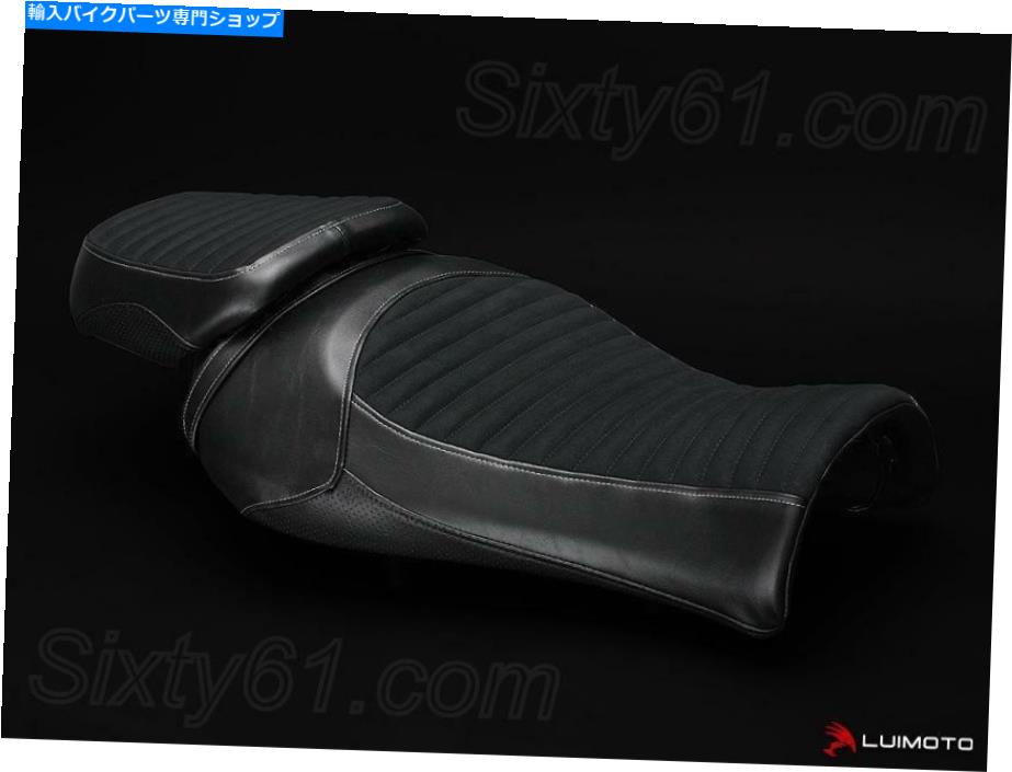 シート Moto Guzzi Audaceシートカバー2015 2016 2017黒フロントリアルイモト Moto Guzzi Audace Seat Covers 2015 2016 2017 Black Front Rear Luimoto【並行輸入品】