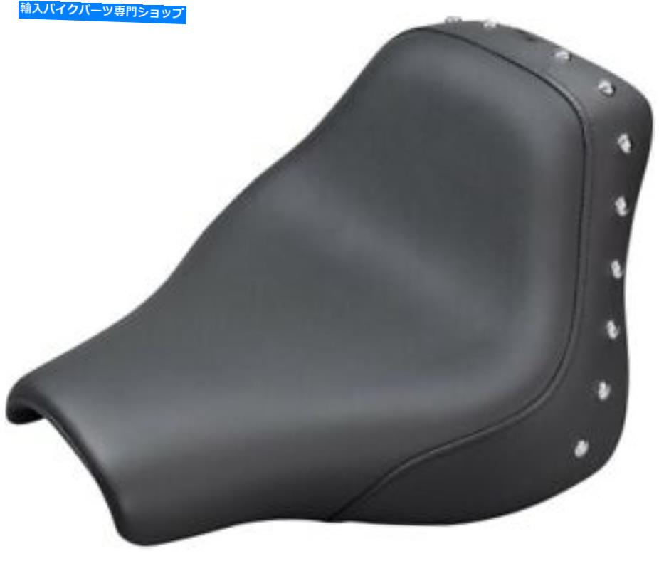 シート 18-20ハーリーFXFB / Sのためのリノガードスタッドソロシートブラックサドルメン818-28-001 Renegade Studded Solo Seat Black Saddlemen 818-28-001 For 18-20 Harley FXFB/S【並行輸入品】