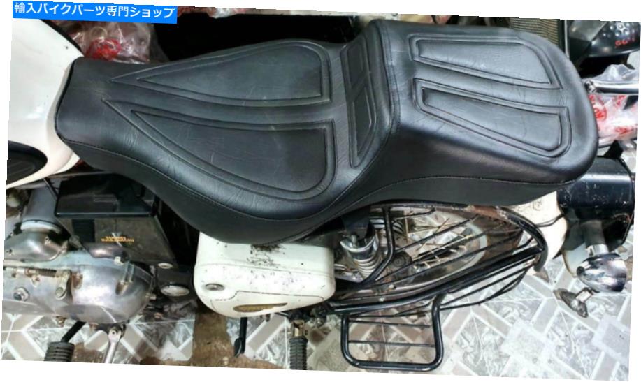 シート 弾丸ライダーとピリオンシートのためのロイヤルエンフィールドカスタマイズされたツーラーシートブラック Royal Enfield Customised Tourer Seat Black For Bullet Rider and Pillion Seat【並行輸入品】 56,445円