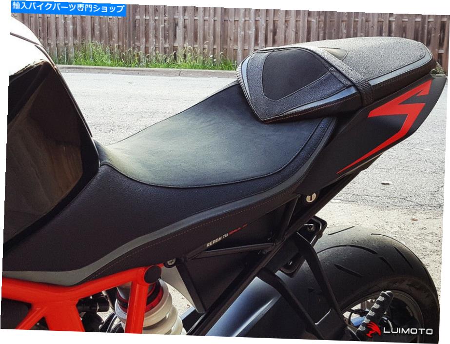 シート Luimotoライダー&または乗客Rシートカバー、KTM 1290スーパーデュークR 2017-2019 LUIMOTO RIDER & OR PASSENGER R SEAT COVERS FOR KTM 1290 SUPER DUKE R 2017-2019【並行輸入品】|Us Custom Parts Shop USDM