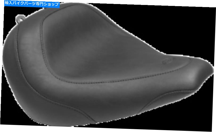 シート マスタングトリプルブラックオートバイソロシート18-19ハーレーソフトブレイクアウトFXBR Mustang Tripper Black Motorcycle Solo Seat 18-19 Harley Softail Breakout FXBR【並行輸入品】