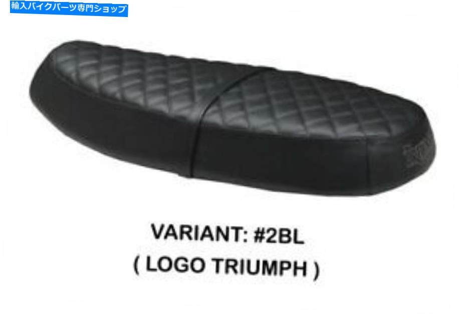 シート Triumph Scrambler 2006-2014 Tappezzeria Italia Seet Cover Black 458 TRIUMPH SCRAMBLER 2006-2014 Tappezzeria Italia Seat Cover BLACK 458【並行輸入品】｜Us Custom Parts Shop USDM