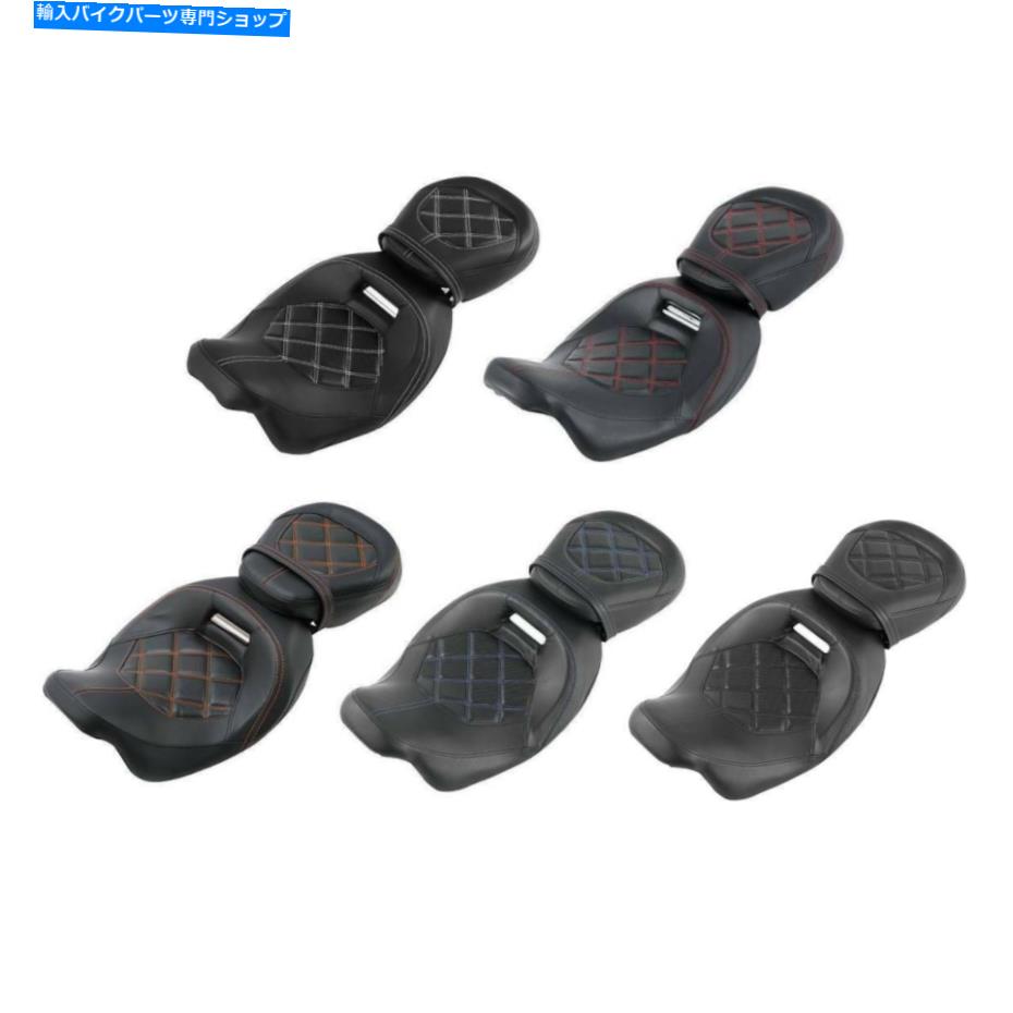 シート 運転席のための運転席座席フィットharley cvoツーリングElectra Street Glide 2009-2021 Driver Passenger Seat Fit For Harley CVO Touring Electra Street Glide 2009-2021【並行輸入品】