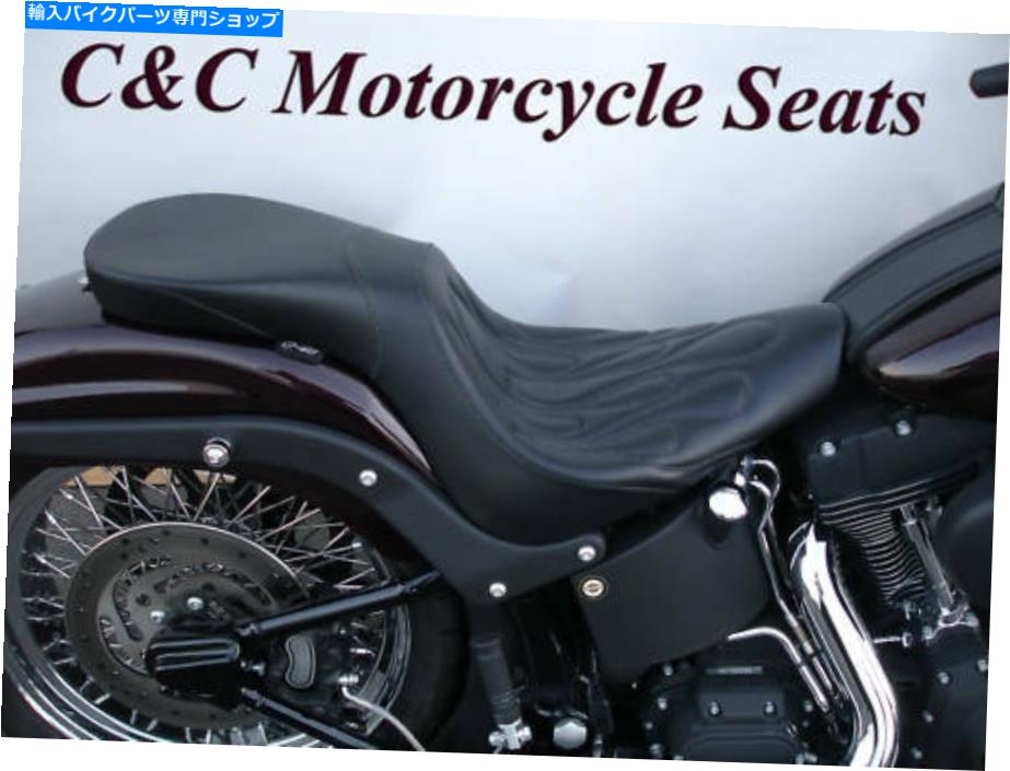 シート ハーレーソフトシート07-14 FXST FLST Fatboy CVO SEカスタムC＆CオートバイシートHD Harley Softail Seat 07-14 FXST FLST Fatboy CVO SE Custom C&C Motorcycle Seats HD【並行輸入品】