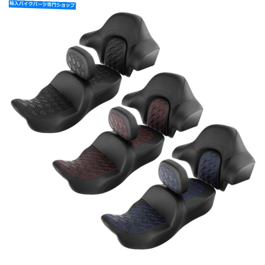 シート ハーレーCVO道グライド2014-2021のためのリアバックレストの座席 Driver Passenger Seat W/ Rear Backrest Fit For Harley CVO Road Glide 2014-2021【並行輸入品】｜Us Custom Parts Shop USDM 104,721円
