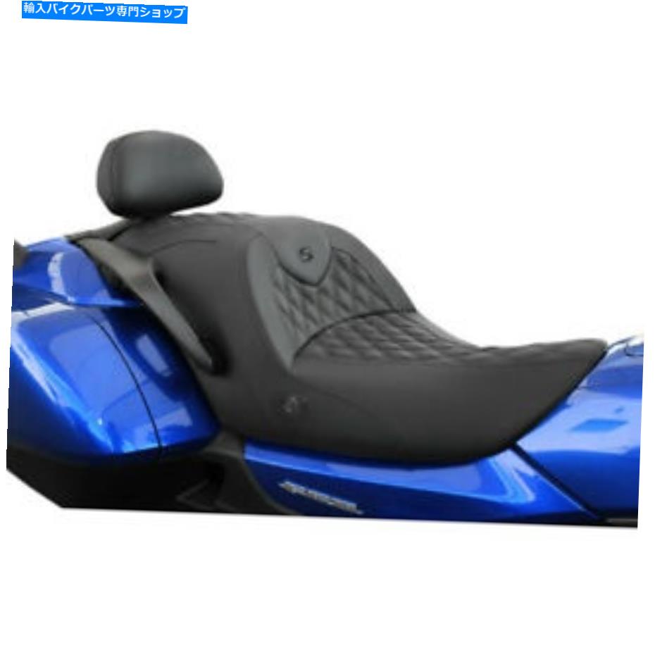 シート Saddlemen Roadsofa Heated Seat - Lattice Stitched - F6B（ブラック）H23-20-182HCT Saddlemen Roadsofa Heated Seat - Lattice Stitched - F6B (Black) H23-20-182HCT【並行輸入品】｜Us Custom Parts Shop USDM