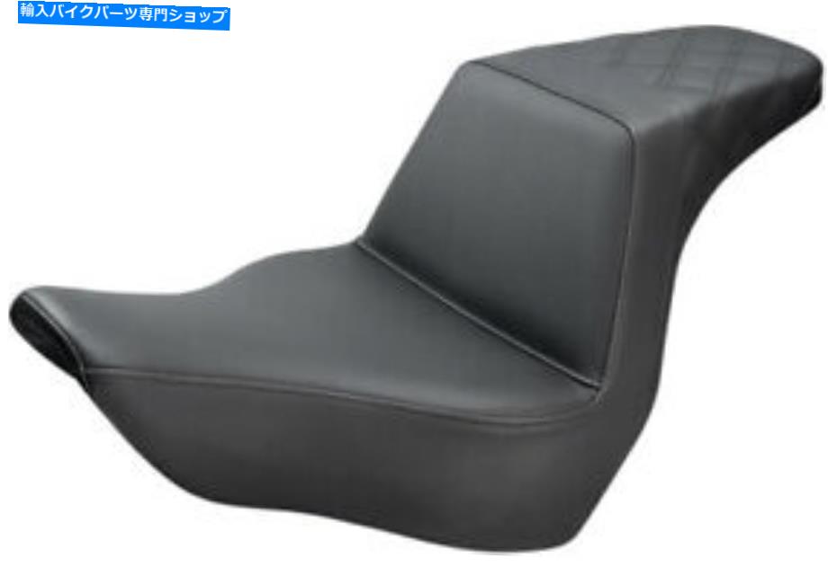 シート サドルメンシートステップ2ラティスブラック818-29-173 Saddlemen Seat Step 2 Up Lattice Black 818-29-173【並行輸入品】