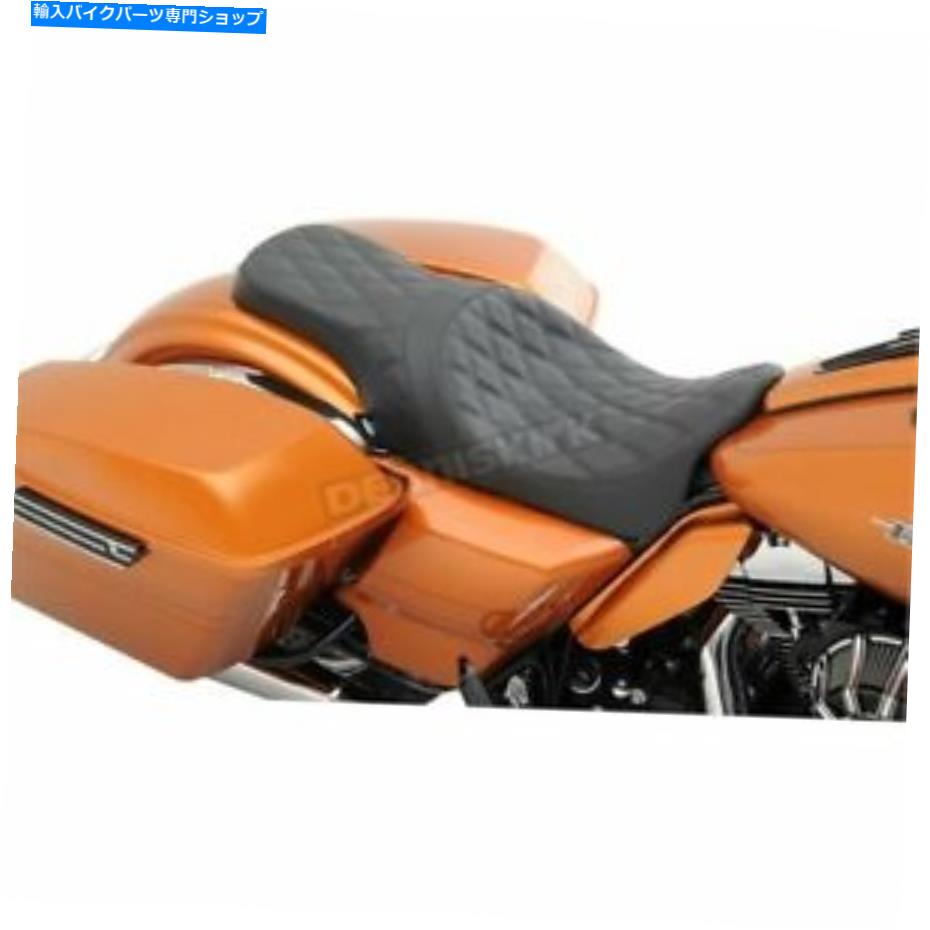 シート ドラッグスペシャリーブラックプレデターダブルダイヤモンド2アップシート - 0801-1265 Drag Specialties Black Predator Double Diamond 2-Up Seat - 0801-1265【並行輸入品】 83,182円