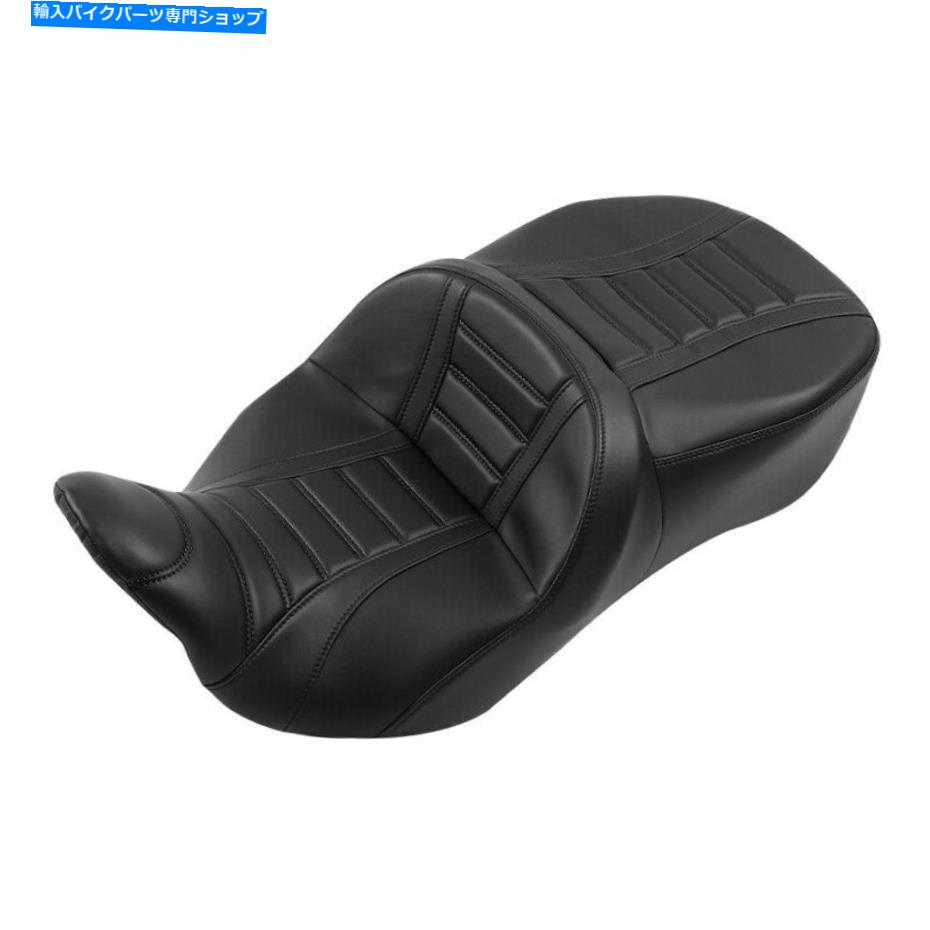 シート ブラックライダー＆助手席フィットハーレーツーリングロードグライドフロリド2009-2021 Black Rider & Passenger Seat Fit For Harley Touring Road Glide FLTRX 2009-2021【並行輸入品】