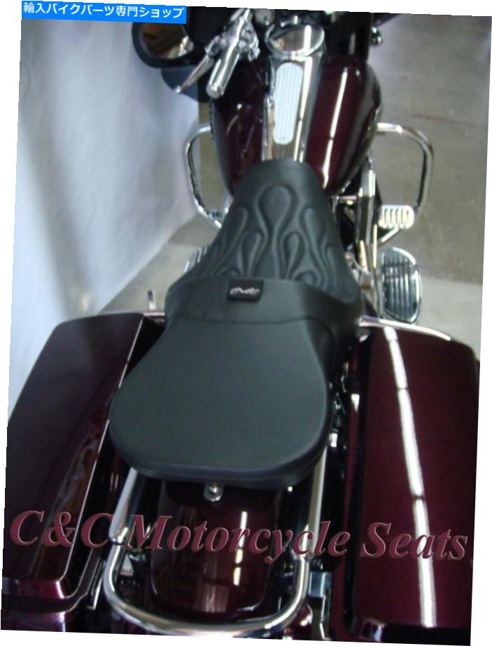 シート バッガーツーリングシート - 旅客快適＆ライダーバックレスト、ロード・キングFLHX Ultra HD Bagger Touring Seat- Passenger Comfort & Rider Backrest, Road King FLHX Ultra HD【並行輸入品】
