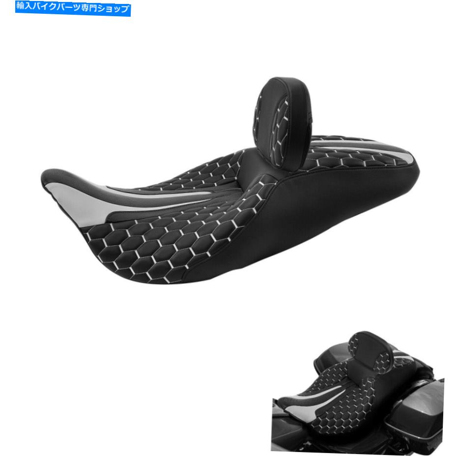 シート 運転席旅客座席ライダー背もたれフィットハーレーツーリングストリートグライド09-21 Driver Passenger Seat Rider Backrest Fit For Harley Touring Street Glide 09-21【並行輸入品】 68,328円