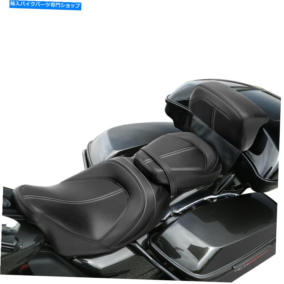シート ハーレーツーリングCVO Road Glide 2014-2021 2020のためのドライバー＆旅客シートパッドフィット Driver & Passenger Seat Pad Fit For Harley Touring CVO Road Glide 2014-2021 2020【並行輸入品】｜Us Custom Parts Shop USDM