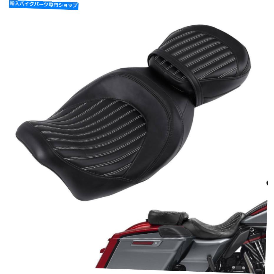 シート ドライバーライダーの助手席フィットハーレーツーリングCVOロードグライドフルトキスセント09-21 Driver Rider Passenger Seat Fit For Harley Touring CVO Road Glide FLTRXSE 09-21【並行輸入品】