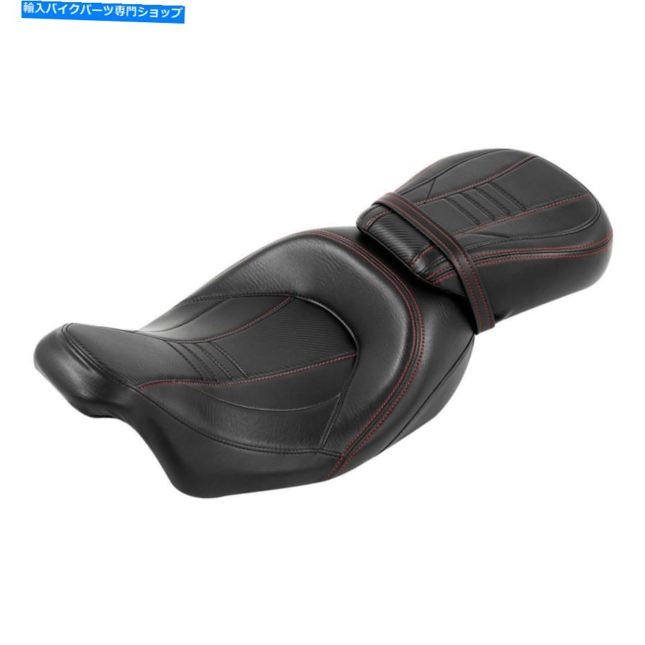 シート harley touring cvo道グライド09アップ Two Piece Driver & Passenger Seat Fit For Harley Touring CVO Road Glide 09-Up【並行輸入品】
