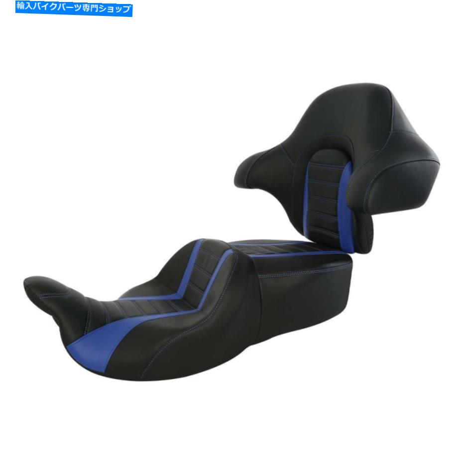 シート 運転席座席＆背もたれのフィット＆ハーレーツーリングロードキングフリル2014-2021 Driver Passenger Seat & Backrest Fit For Harley Touring Road King FLHR 2014-2021【並行輸入品】
