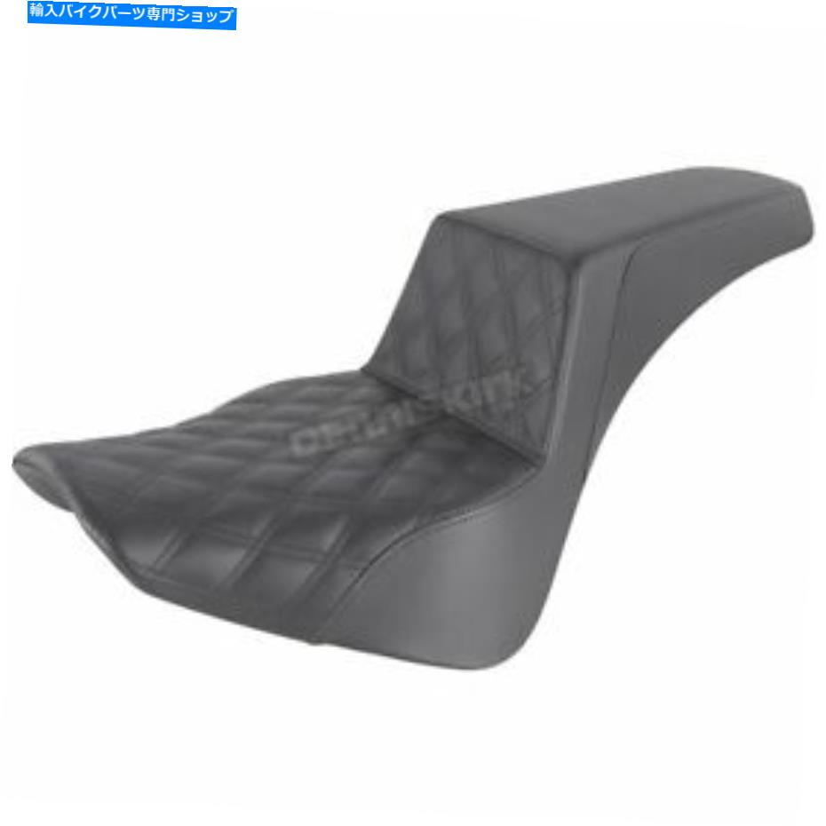 シート サドルメン黒のフロントラティスステッチステップアップシート - 818-33-172 Saddlemen Black Front Lattice Stitch Step Up Seat - 818-33-172【並行輸入品】