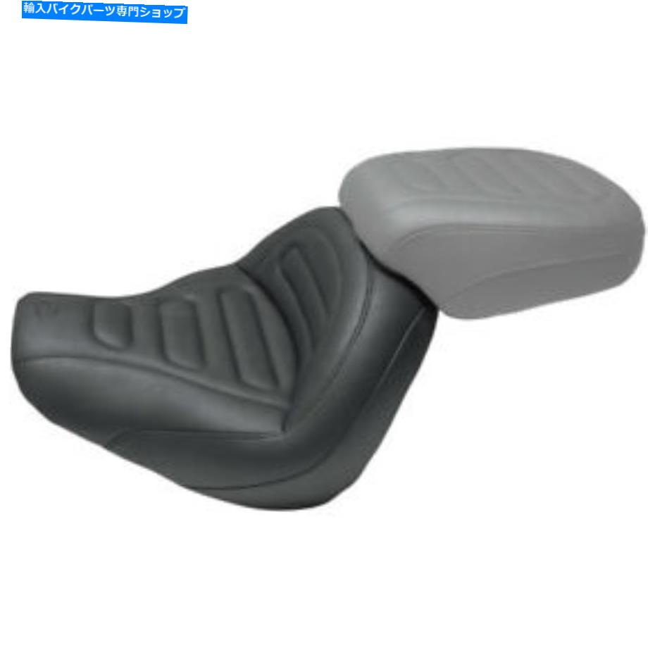 シート マスタングマックスプロファイルツーリングシート台形ステッチ2018-19ハーレーソフト化FXFB Mustang Max Profile Touring Seat Trapezoid Stitch 2018-19 Harley Softail FXFB【並行輸入品】