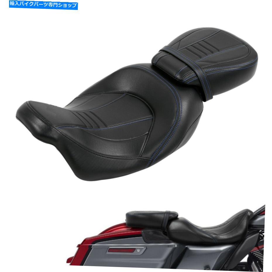 シート ハーレーエレクトロロードストリートグライド2009-2021のための運転席旅客シートピリオンフィット Driver Passenger Seat Pillion Fit For Harley Electra Road Street Glide 2009-2021【並行輸入品】 62,386円