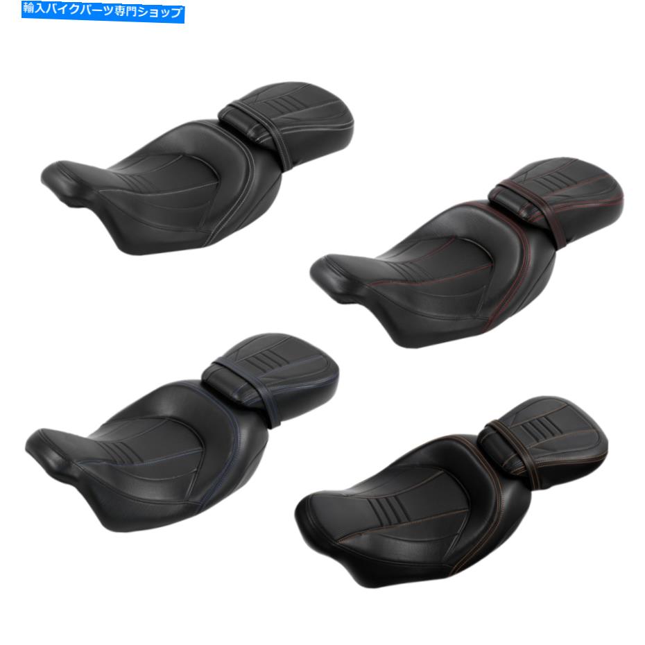 シート ライダードライバー+旅客席フィットHarley Road King Flhr Street Glide 09-21 Rider Driver + Passenger Seat Fit For Harley Road King FLHR Street Glide 09-21【並行輸入品】