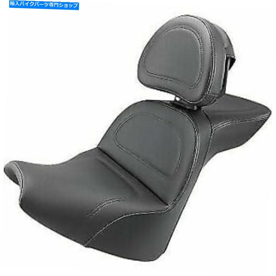 シート Saddlemen Gelcore ExplorerシートW /運転手ブレイクアウト18-20 Saddlemen GelCore Explorer Seat w/ Driver Backrest for Harley Breakout 18-20【並行輸入品】