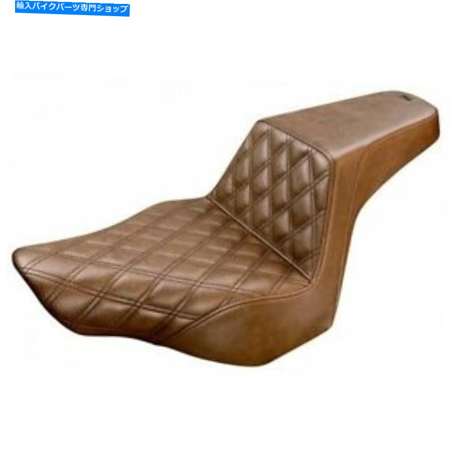 シート Saddlemen Step-harley softtail - 格子ステッチ - 813-27-172BR Saddlemen Step-Up Seat for Harley Softtail - Lattice Stitched - 813-27-172BR【並行輸入品】 82,440円