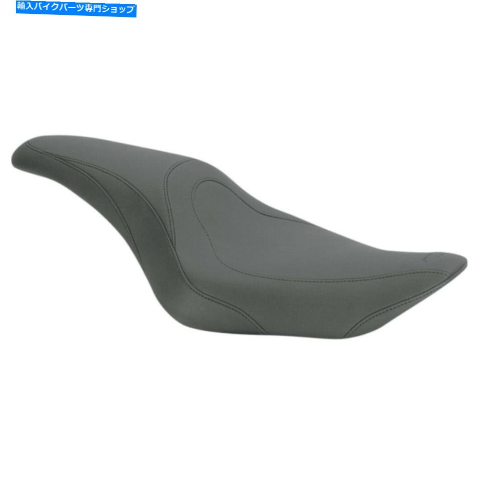 シート マスタングトリプルファスバック2アップシート - XL '10 +（ブラック）76290 Mustang Tripper Fastback 2-Up Seat - XL '10+ (Black) 76290【並行輸入品】
