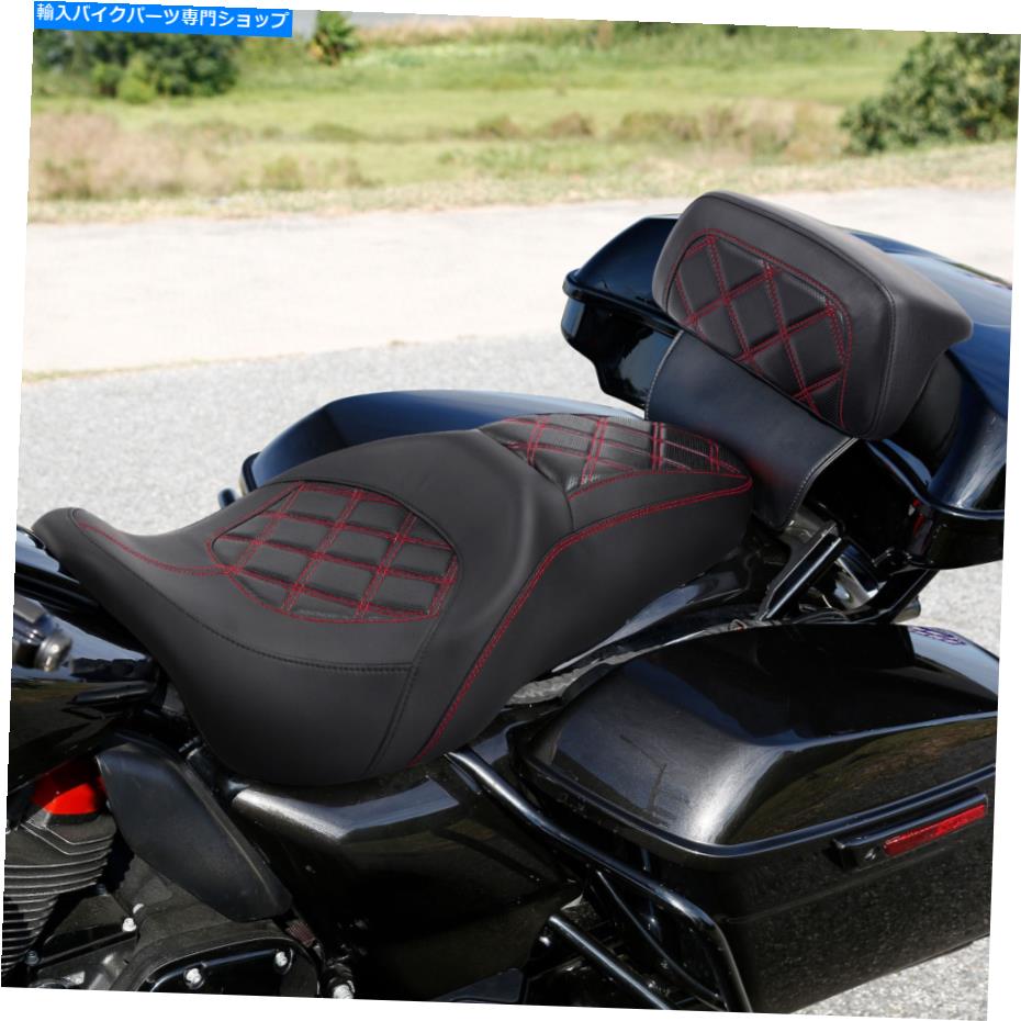 シート 運転席旅客シートリアパッドフィットharley touring Electra Street Glide 14-21 Driver Passenger Seat Rear Pad Fit For Harley Touring Electra Street Glide 14-21【並行輸入品】