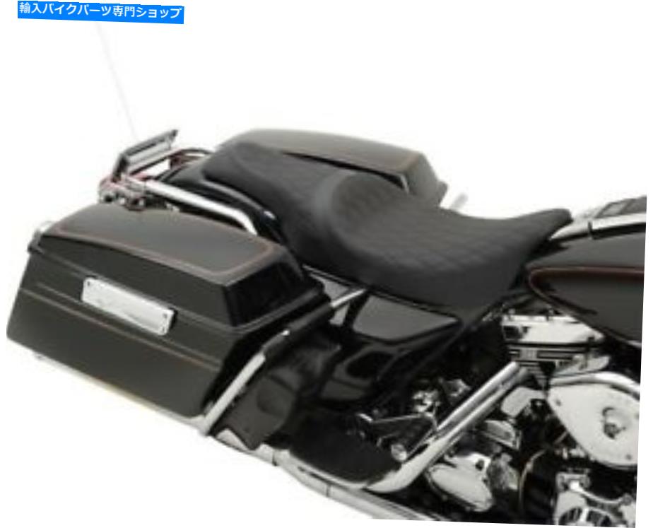 シート ドラッグスペシャリティシートカバレロダイヤモンドステッチfor Harley Road King Flhr 97-07 Drag Specialties Seat Caballero Diamond Stitch for Harley Road King FLHR 97-07【並行輸入品】｜Us Custom Parts Shop USDM