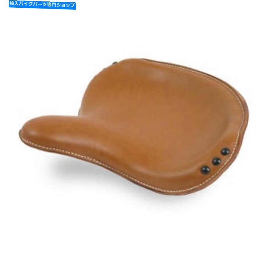 シート ソロシートボーバーWLAミリタリースタイル、リアルレザーブラウン、ハーレー - Davidson Solo Seat Bobber Wla Military Style, Real Leather Braun, Harley - Davidson【並行輸入品】｜Us Custom Parts Shop USDM