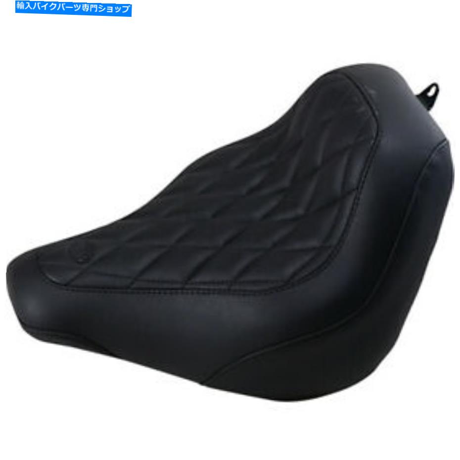シート マスタングワイドトリッパーシート - ダイヤモンド（ブラック）83035 Mustang Wide Tripper Seat - Diamond (Black) 83035【並行輸入品】