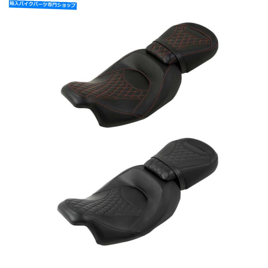 シート 運転席旅客ピリオンシートフィットハーレーツーリングロードストリートグライド09-21 Driver Passenger Pillion Seat Fit For Harley Touring Road Street Glide 09-21【並行輸入品】