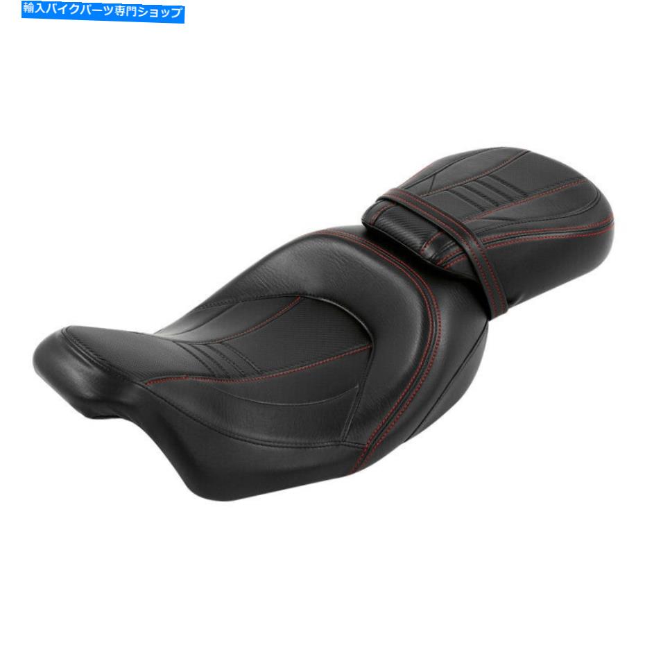 シート ブラックドライバー旅客席ピリオンフィットハーレーツーリングロードグライド2009-2021 Black Driver Passenger Seat Pillion Fit For Harley Touring Road Glide 2009-2021【並行輸入品】