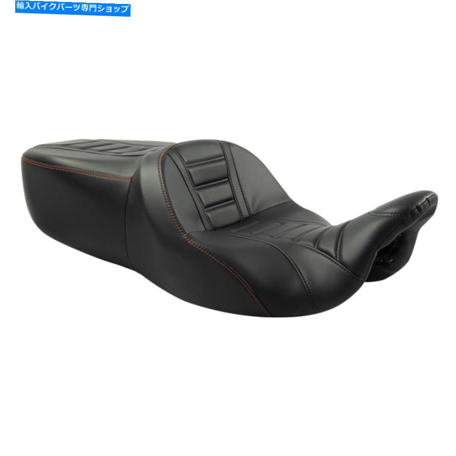 シート 7スタイルライダー旅客PUレザーシートフィットハーレーツーリングモデル2009-2021 7 Styles Rider Passenger PU Leather Seat Fit For Harley Touring Models 2009-2021【並行輸入品】