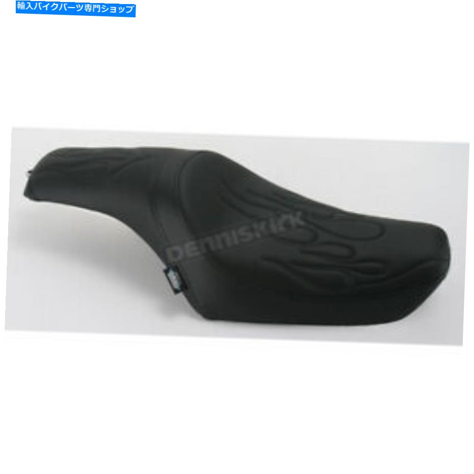 シート ドラッグスペシャリティ捕食者ソロシートW /ブラックフレームステッチ - 0804-0385 Drag Specialties Predator Solo Seat w/Black Flame Stitch - 0804-0385【並行輸入品】