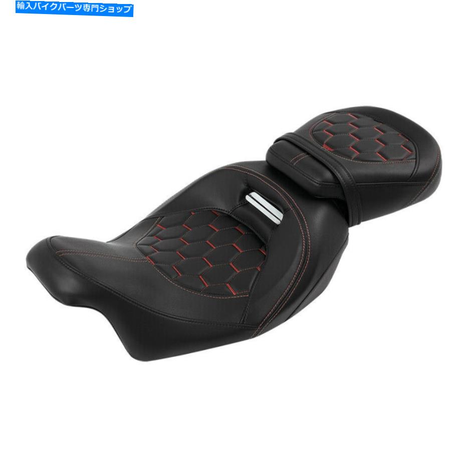 シート ブラックドライバー旅客席フィットハーレーツーリングCVOロードキンググライド2009-2021 Black Driver Passenger Seat Fit For Harley Touring CVO Road King Glide 2009-2021【並行輸入品】｜Us Custom Parts Shop USDM