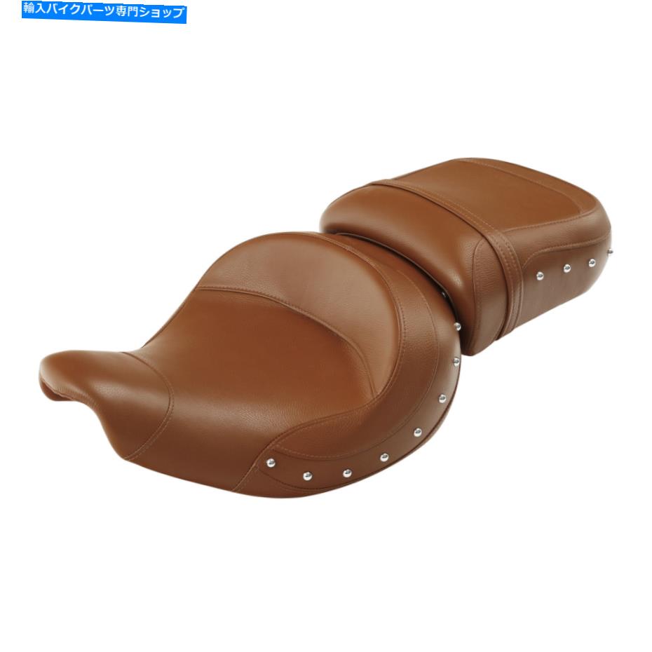 シート インドのチーフタインクラシック2018-2020のための砂漠の黄褐色のドライバー＆旅客席フィット Desert Tan Driver & Passenger Seat Fit For Indian Chieftain Classic 2018-2020【並行輸入品】