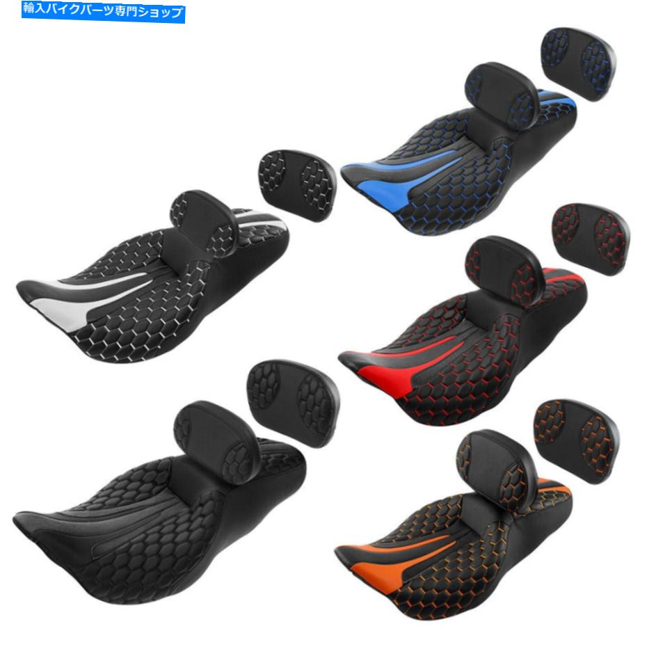 シート ハーレーロードグライド2009-2021のためのドライバー旅客の背もたれの座席のSissy Bar Pad Fit Driver Passenger Backrest Seat Sissy Bar Pad Fit For Harley Road Glide 2009-2021【並行輸入品】｜Us Custom Parts Shop USDM