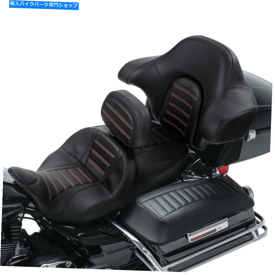 シート ワンピースドライバー&旅客シートバックレストフィットハーレーツーリングロードキング14 + One Piece Driver & Passenger Seat Backrest Fit For Harley Touring Road King 14+【並行輸入品】|Us Custom Parts Shop USDM