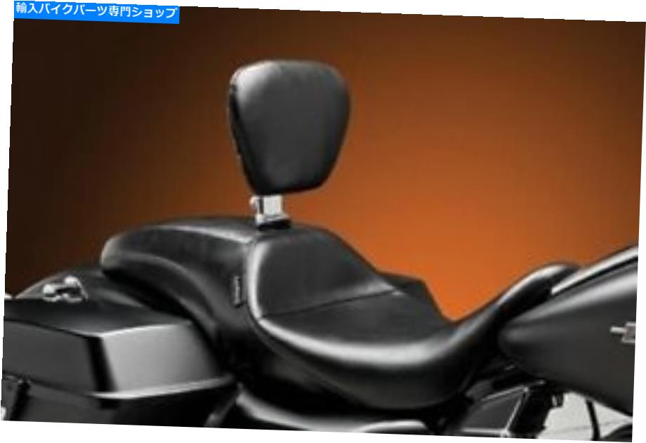 シート 08+ハーレーツーリングブラックアウトキャスト2 up背も??たれサドルシート27001 08+ Harley Touring Black Outcast 2 up Backrest Saddle Seat 27001【並行輸入品】|Us Custom Parts Shop USDM