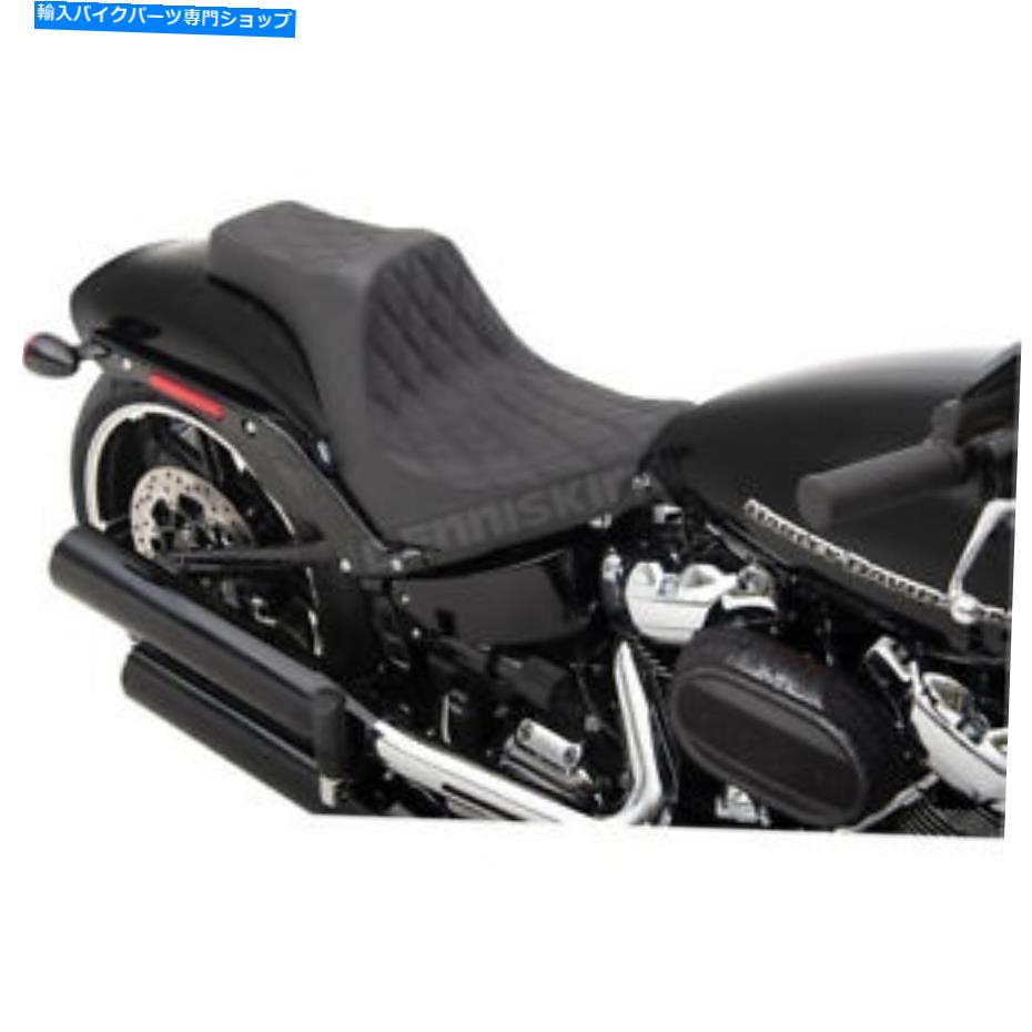 シート Drag Specialtiesブラックダイヤモンド捕食者3シート - 0802-1267 Drag Specialties Black Diamond Predator 3 Seat - 0802-1267【並行輸入品】