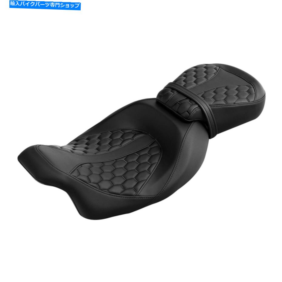 シート ハーレーツーリングロードグライドリミテッドFltrk 09-21 20 Driver & Passenger Seat Fit For Harley Touring Road Glide Limited FLTRK 09-21 20【並行輸入品】