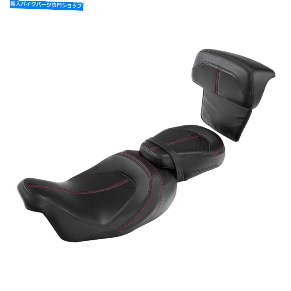 シート ハーレーツーリングロードキンググライド2014-2021のためのライダー旅客席の背もたれフィット Rider Passenger Seat Backrest Fit For Harley Touring Road King Glide 2014-2021【並行輸入品】