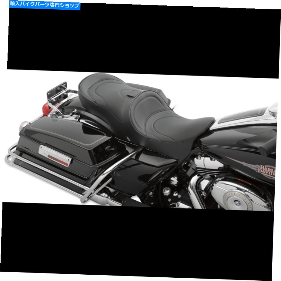 シート ドラッグスペシャリティ - 0801-0537フォワードポジショニングロープロファイルダブルバケットシート Drag Specialties - 0801-0537 Forward-Positioning Low-Profile Double Bucket Seat【並行輸入品】｜Us Custom Parts Shop USDM