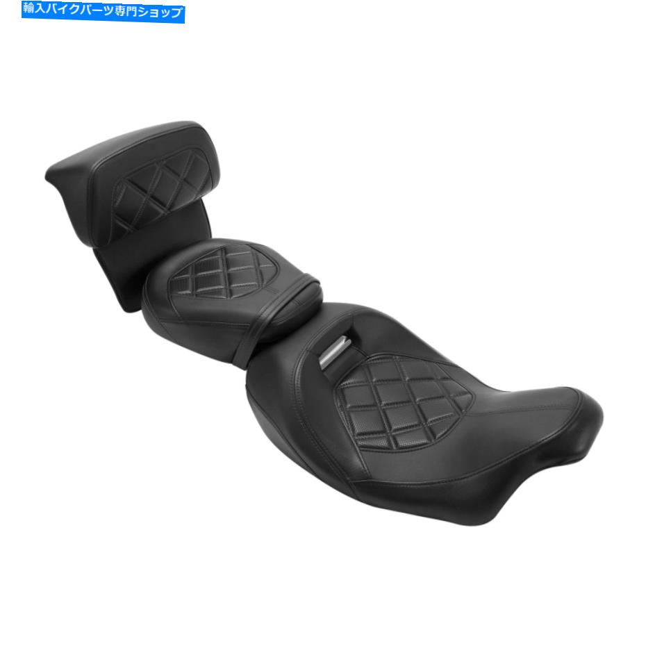 シート 運転席の助手席＆背もたれフィットのためのハーレーツーリングロードグライドキング14-21 18 Driver Passenger Seat & Backrest Fit For Harley Touring Road Glide King 14-21 18【並行輸入品】｜Us Custom Parts Shop USDM