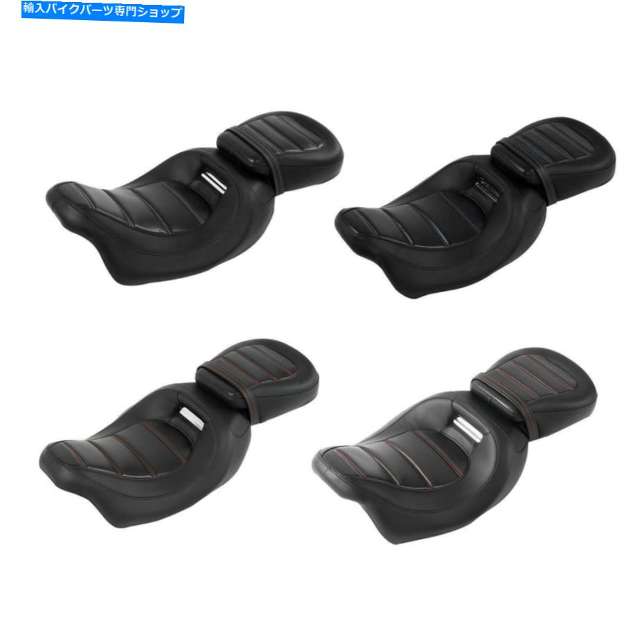 シート ブラックドライバーシートの乗客ピリオンフィットハーレーツーリングストリートグライド09-21 19 Black Driver Seat Passenger Pillion Fit For Harley Touring Street Glide 09-21 19【並行輸入品】