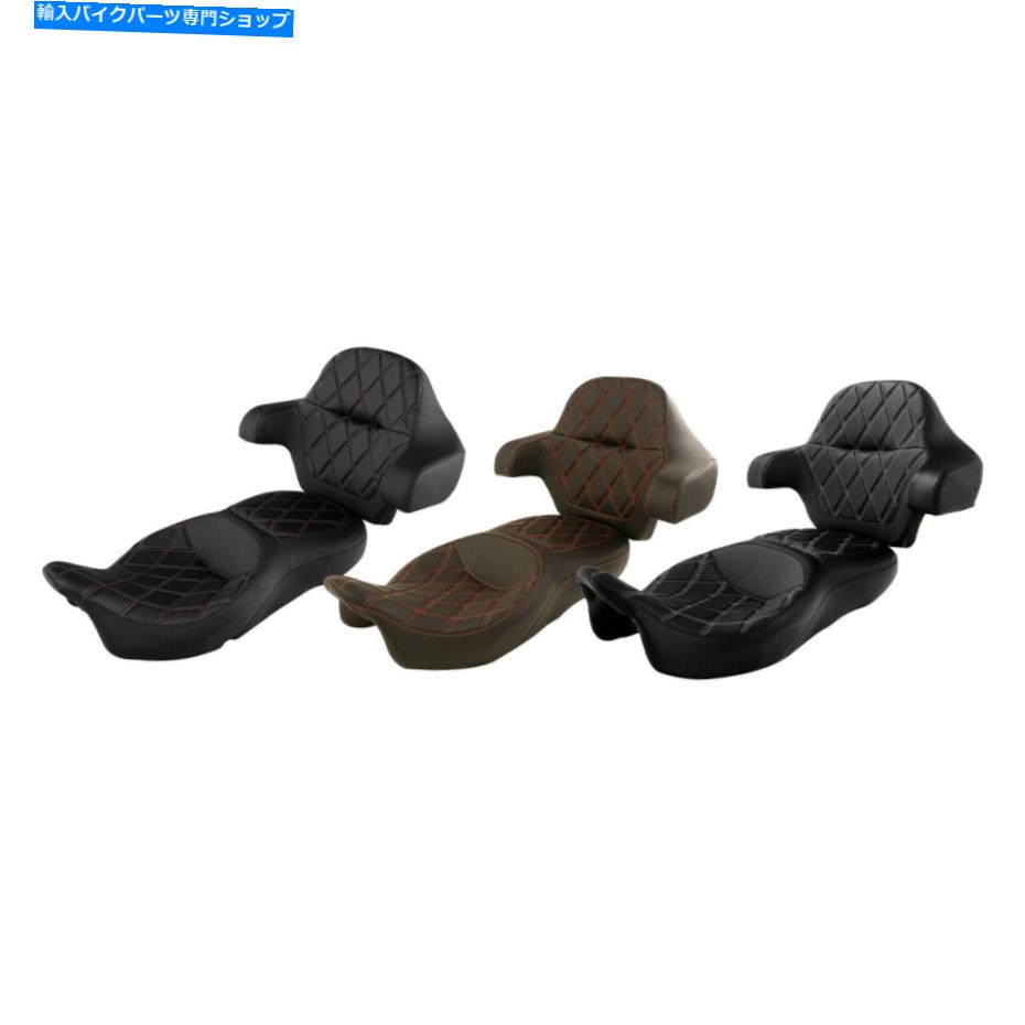 シート ハーレーCVO Street Glide Flhxse 2014-2021のための運転席旅客席の背もたれのフィット Driver Passenger Seat Backrest Fit For Harley CVO Street Glide FLHXSE 2014-2021【並行輸入品】