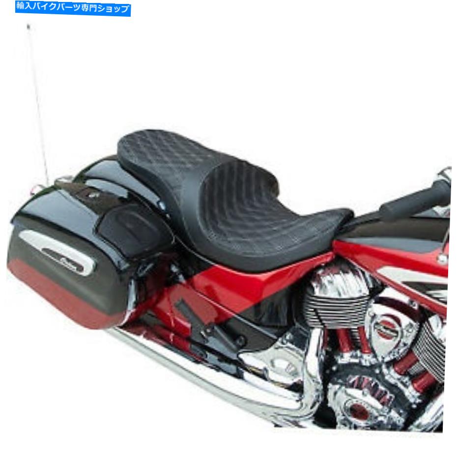 シート ドラッグスペシャリスロープロファイルツーリングシートダブルダイヤモンドシルバーソーラー Drag Specialties Low Profile Touring Seat Double Diamond Silver Solar【並行輸入品】｜Us Custom Parts Shop USDM