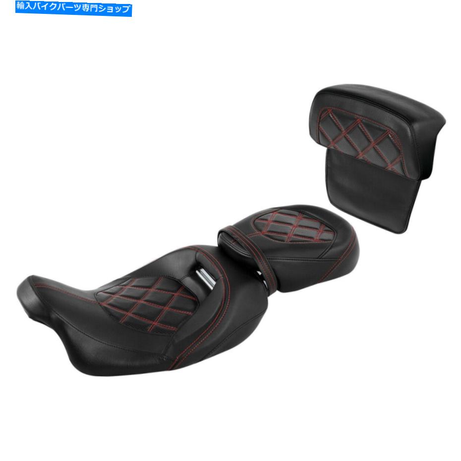 シート 運転席旅客座席チョッキングバックレストパッドフィットHarley Road King Flhr 14-21 Driver Passenger Seat Chopped Backrest Pad Fit For Harley Road King FLHR 14-21【並行輸入品】|Us Custom Parts Shop USDM