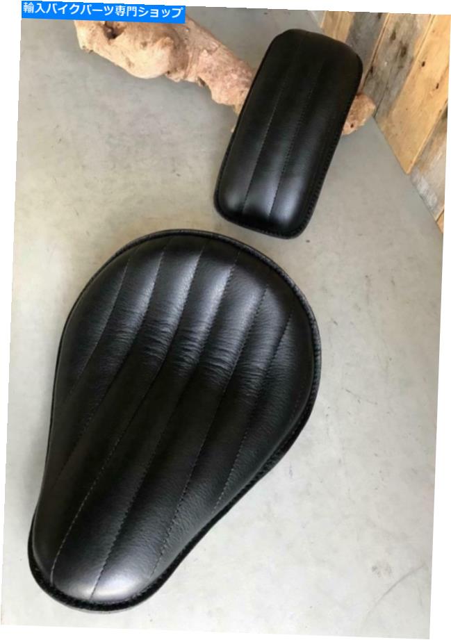 シート シートPパッドチョッパーハーレースポーツスターボバーチョッパー11x14ブルクタックロールレザー Seat P-Pad Chopper Harley Sportster Bobber Chopper 11x14 Blk Tuck Roll Leather【並行輸入品】